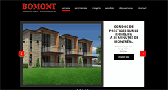 Desktop Screenshot of constructionbomont.com